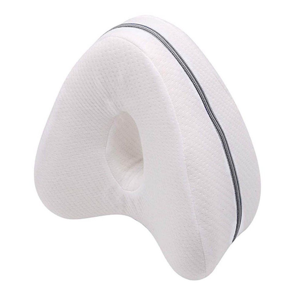 Polyurethane Memory Foam Heart Shaped Leg Pillow Love Knee Pads For Pregnant Women Beautiful Leg Memory Pillow White