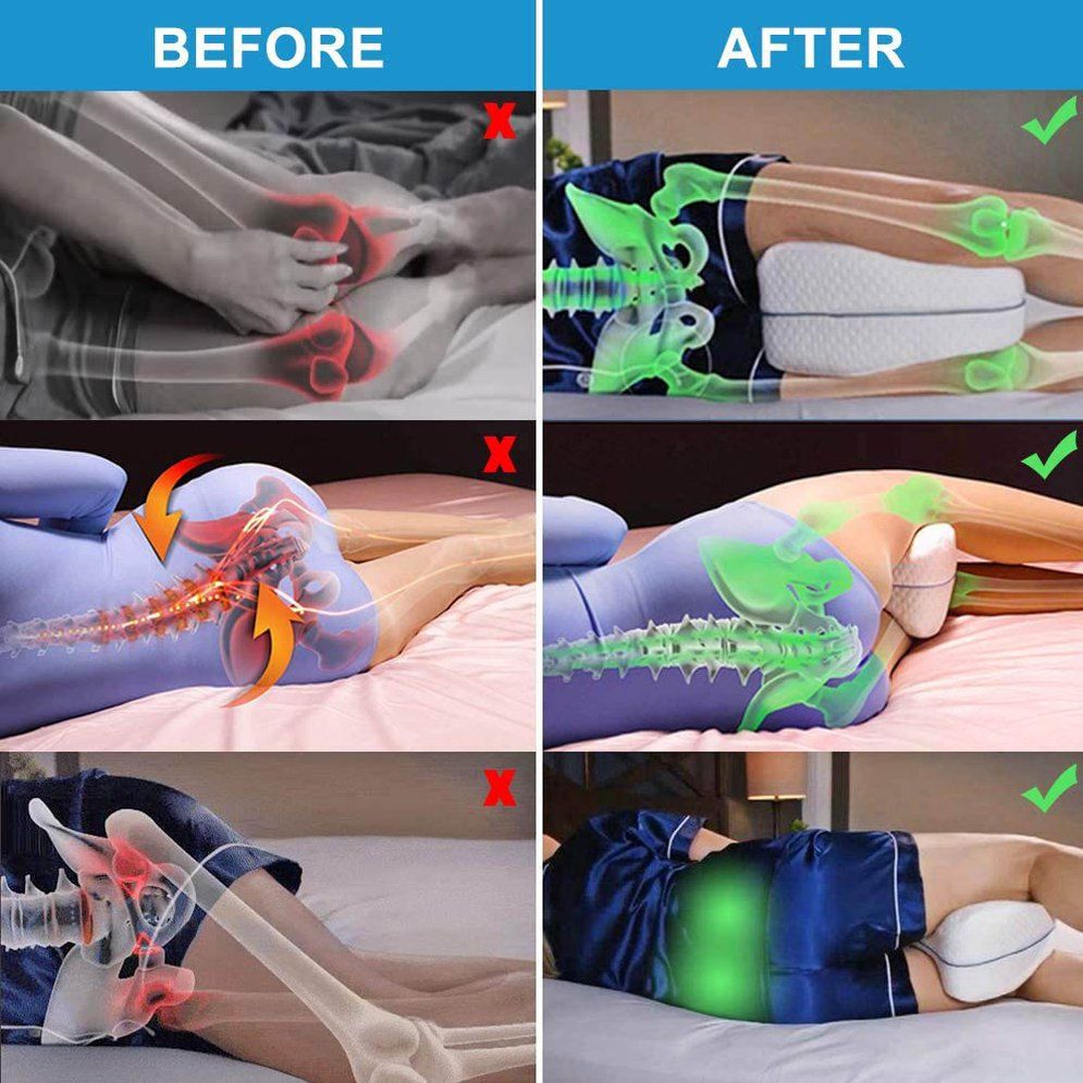 Polyurethane Memory Foam Heart Shaped Leg Pillow Love Knee Pads For Pregnant Women Beautiful Leg Memory Pillow White