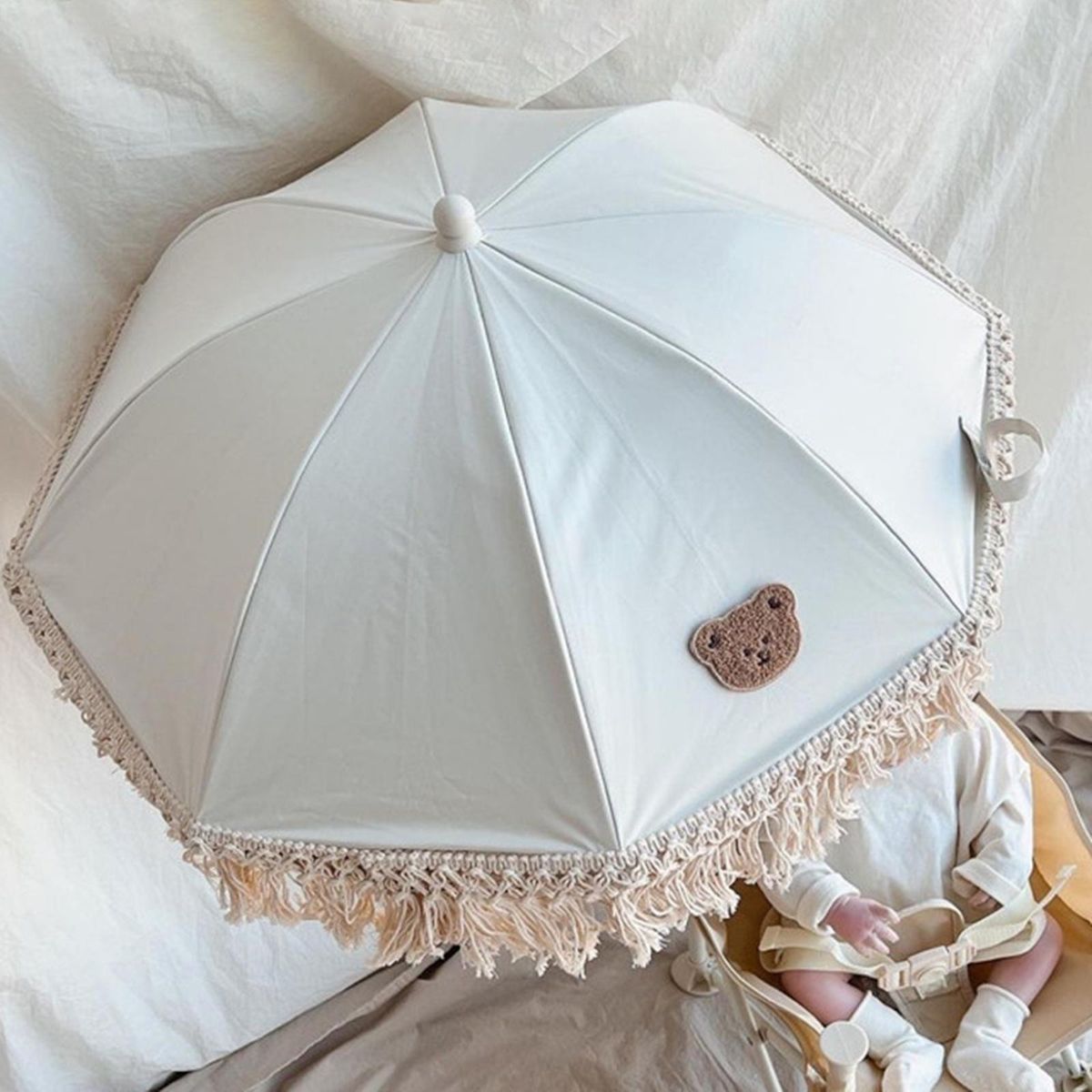 2x Baby Parasol Infant Cover Canopy Covers For Beach Chair
