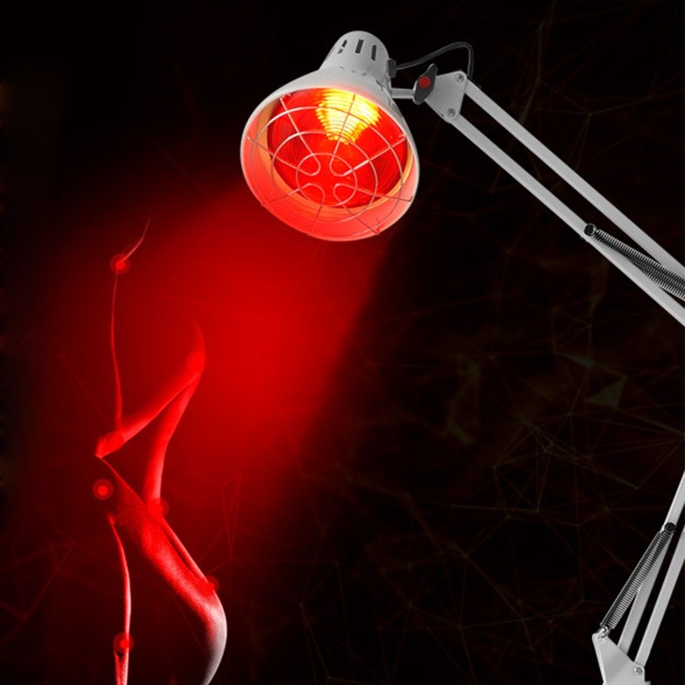E27 Infrared Heat Lamp Heating Therapy Light Therapeutic Pain Relief Health Bulb 275W Physiotherapy Instrument Massage Health #-