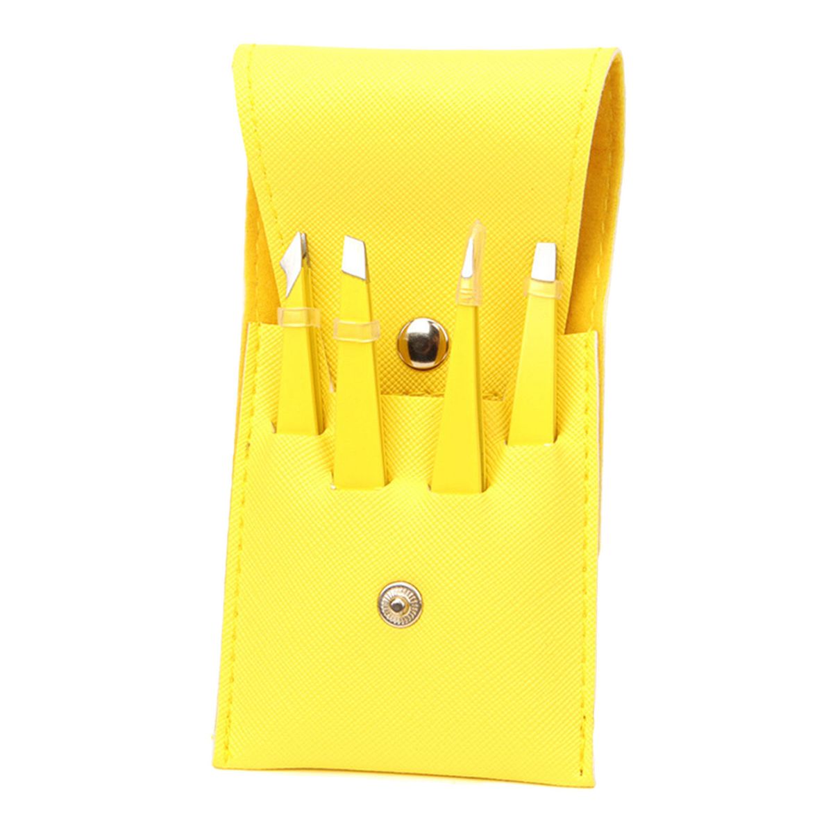 Fine Hairs Puller Removal  Tools For Eyebrows Ingrown Yellow Set