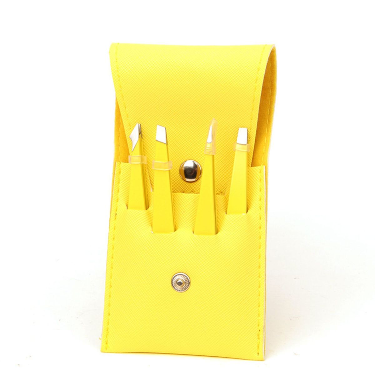 Fine Hairs Puller Removal  Tools For Eyebrows Ingrown Yellow Set
