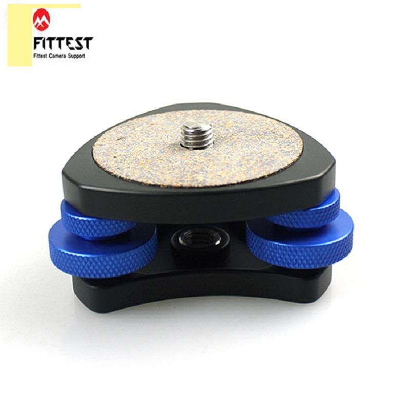 RZ Leveler Leveling Base Gradienter Surveying Camera Tripod Head Measurement Regulator 3/8 Screw Mount Panoramic Base