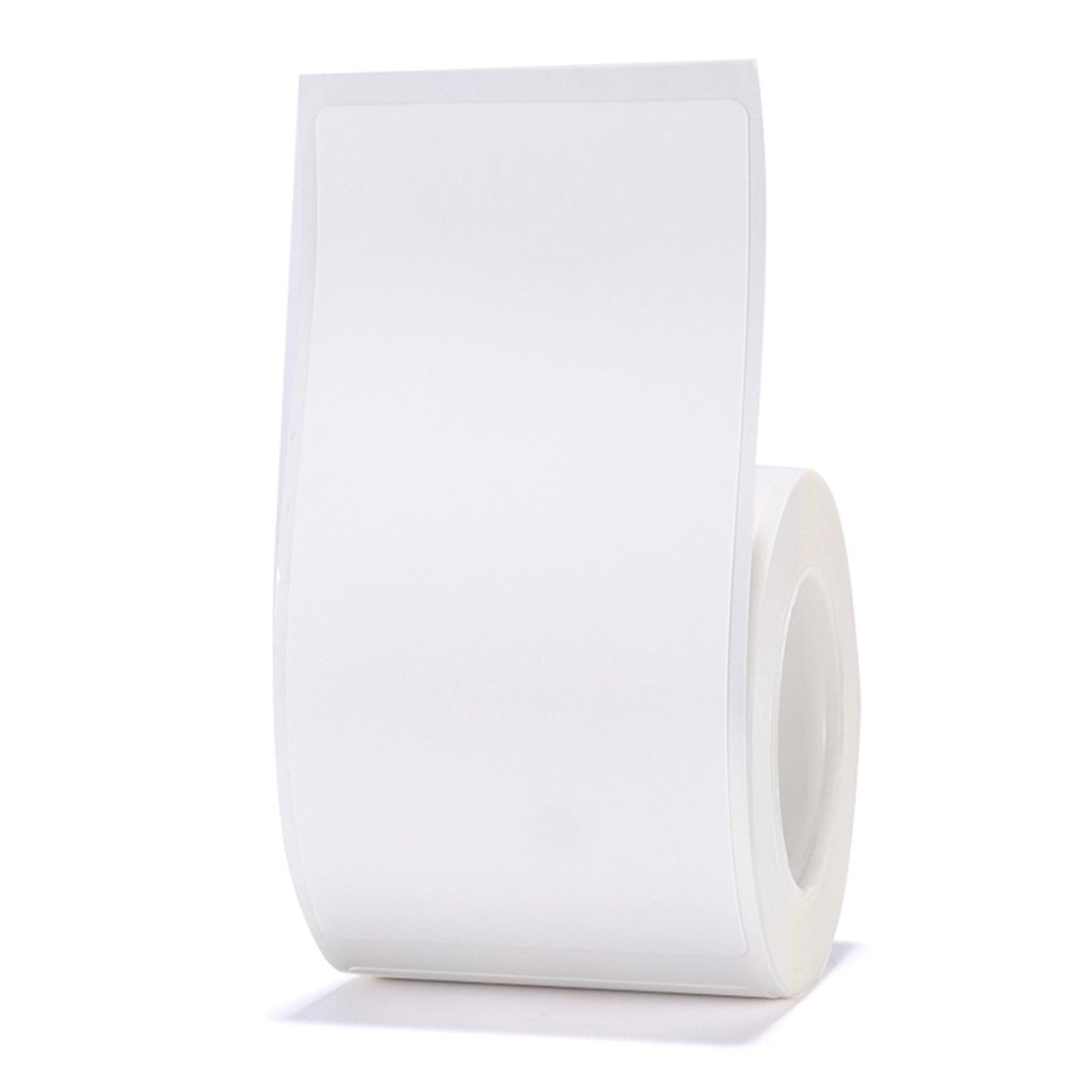 Niimbot White Blank Thermal Printing Paper Roll for B21 Label Printer Barcode Price Size Name Label Paper Waterproof Oil-Proof Tear Resistant 40*80mm 95sheets/roll for B3S/B11 Thermal Printer for Home Organizer Supermarket Wa