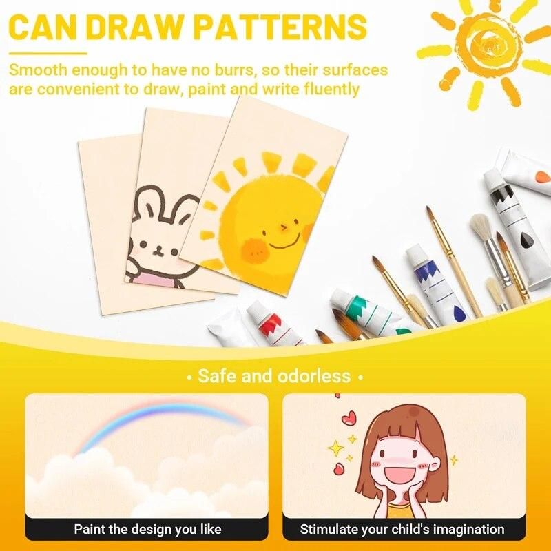 15PCS Basswood Craft Board Model Toys Building Carving Handicraft Educational DIY Accessories DIY Basswood Chips