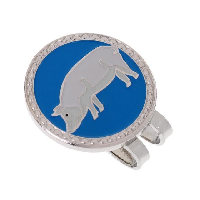 Golf Magnetic Visor & Hat Clip With Golf Ball Marker Chinese Boar