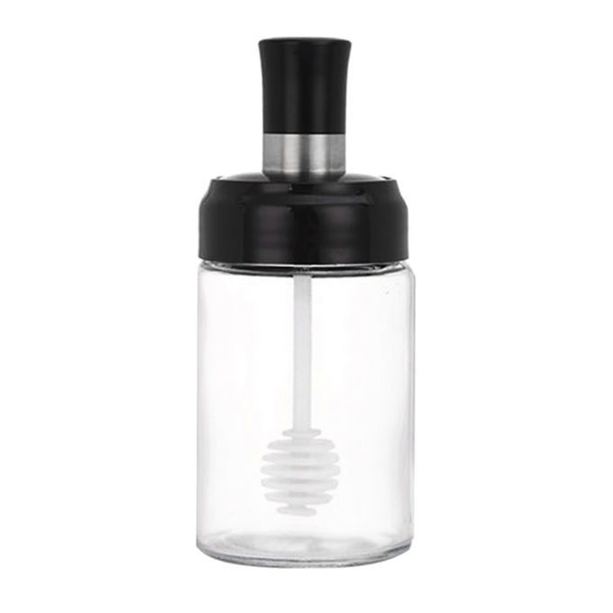 Reusable Seasoning Bottles Organizer Kitchen With Honey Stick