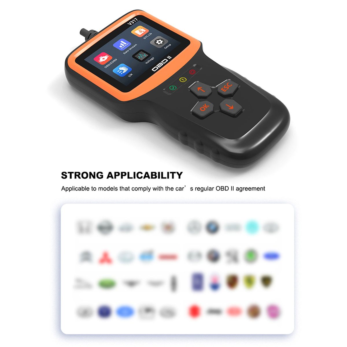 Car OBDII Scanner Code Reader Engine Fault Code Reader