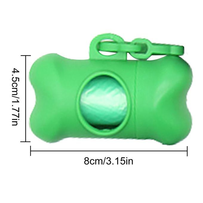 Garbage Bag Pet Waste Bag Dispenser Plasti  Garbage Bag Dispenser  Arrier  Ase-green