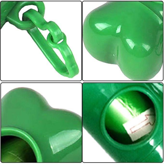 Garbage Bag Pet Waste Bag Dispenser Plasti  Garbage Bag Dispenser  Arrier  Ase-green