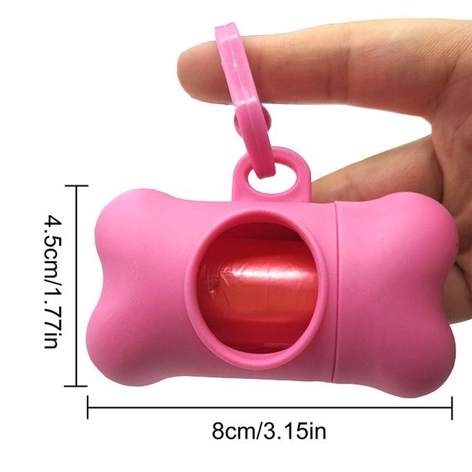 Garbage Bag Pet Waste Bag Dispenser Plasti  Garbage Bag Dispenser  Arrier  Ase-pink