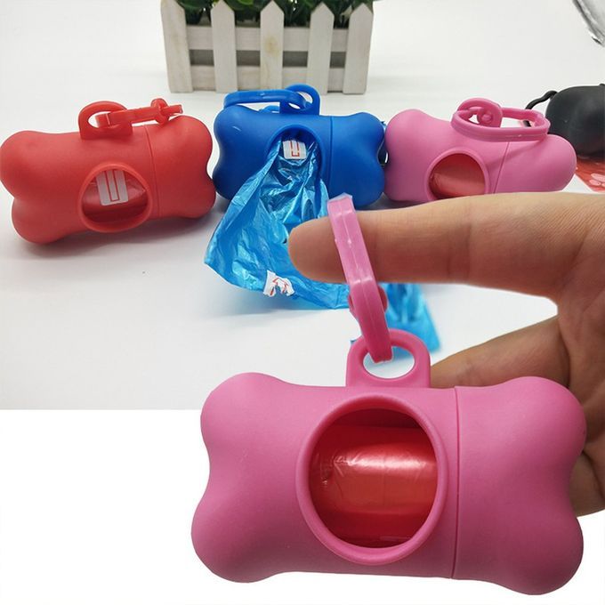 Garbage Bag Pet Waste Bag Dispenser Plasti  Garbage Bag Dispenser  Arrier  Ase-pink