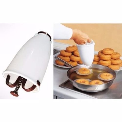 Portable Doughnut Batter  Maker Dispenser For Your Snacks-WHITE