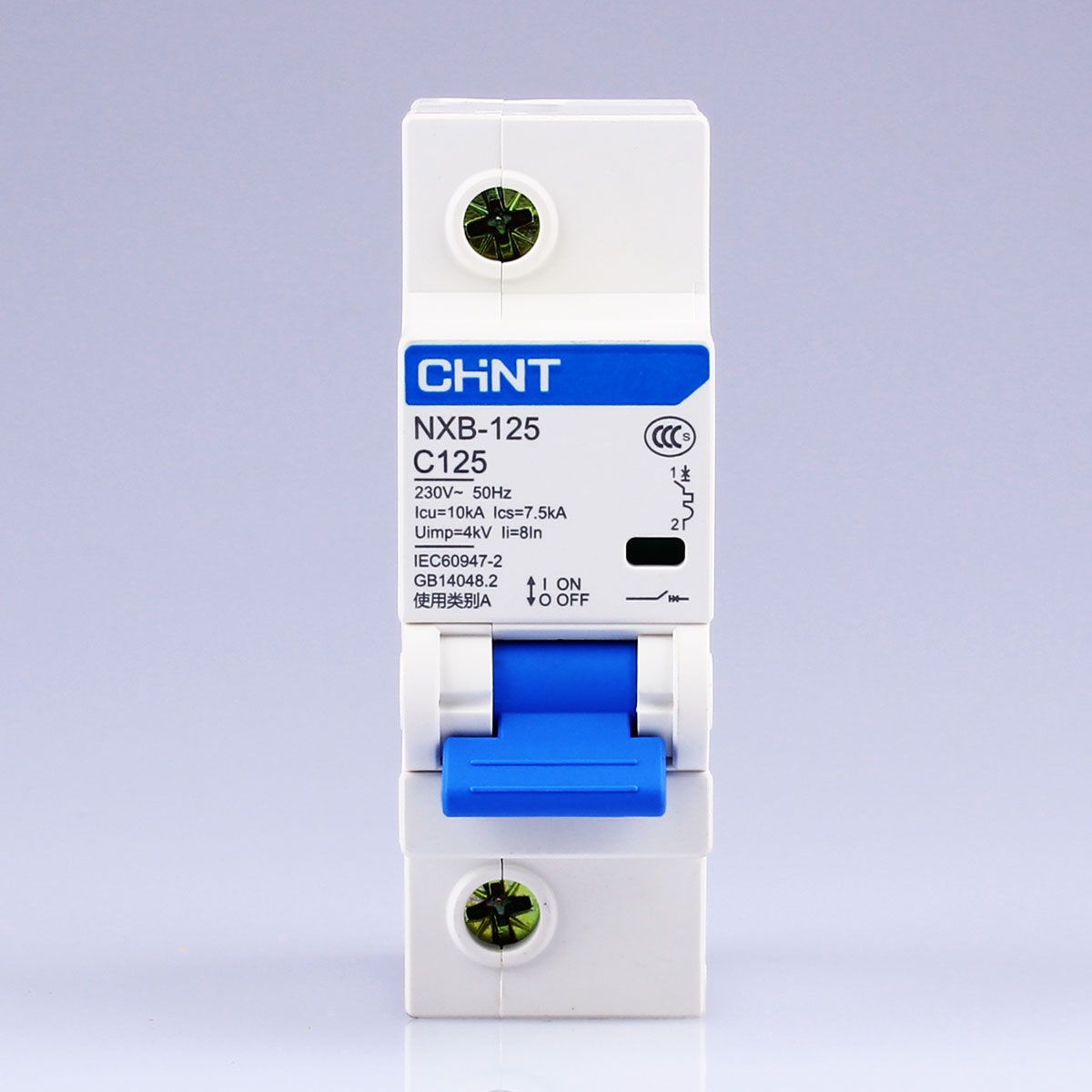 220V 100A 1P 80A 125A CHINT 63A 230V NXB-125 50HZ CHNT