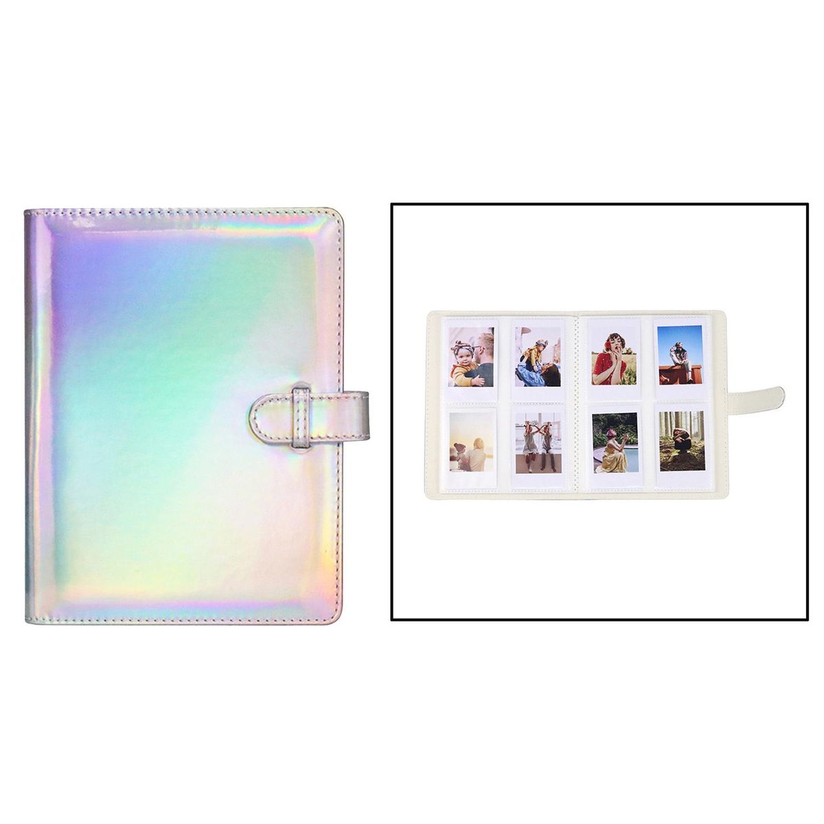 Portable 128 Pockets Mini Camera Photo Album Book For