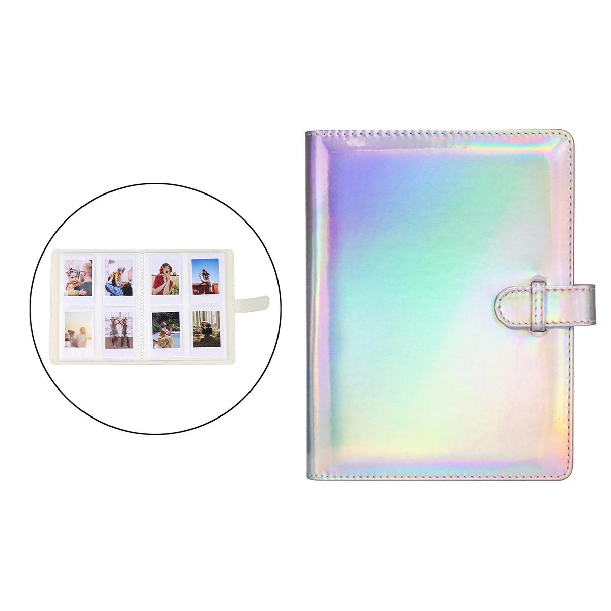 Portable 128 Pockets Mini Camera Photo Album Book For
