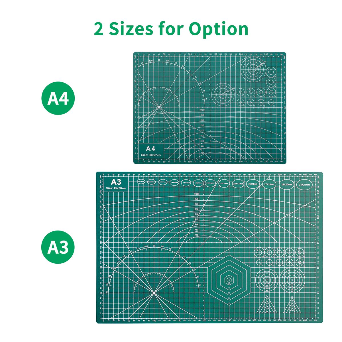A4 Self Healing Cutting Mat Double-sided Non-slip PVC