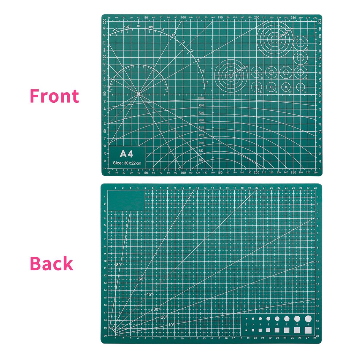A4 Self Healing Cutting Mat Double-sided Non-slip PVC