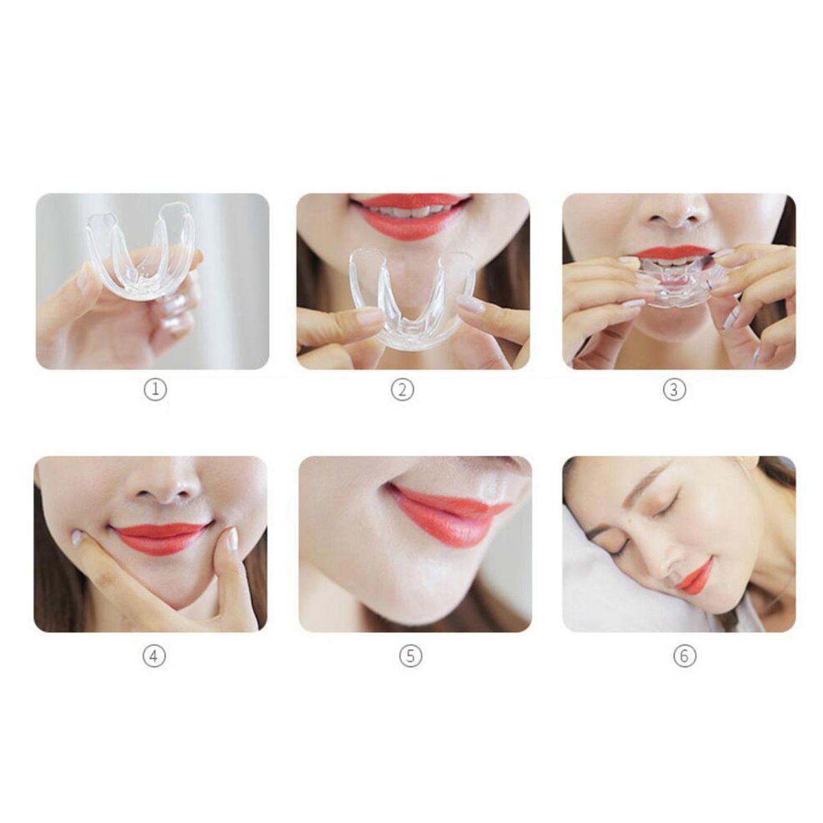 Protection Dental Mouth Guard Tray Tooth Protector Bruxism Night Clear