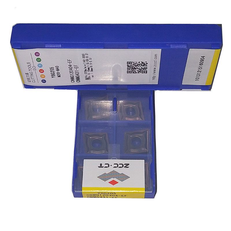 ZCC.CT 10P CNMG120404/120408-EF/EM YBG205 CNC Indexable Turning Tool Carbide Insert F