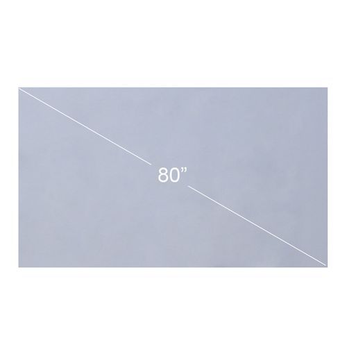 80-inch Portable Projector Screen HD 16:9 Frameless Video