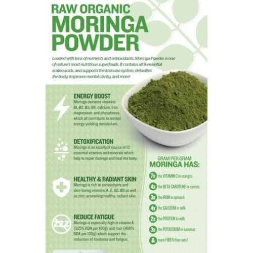 Moringa Powder 100G For Skin Cosmetics Grade