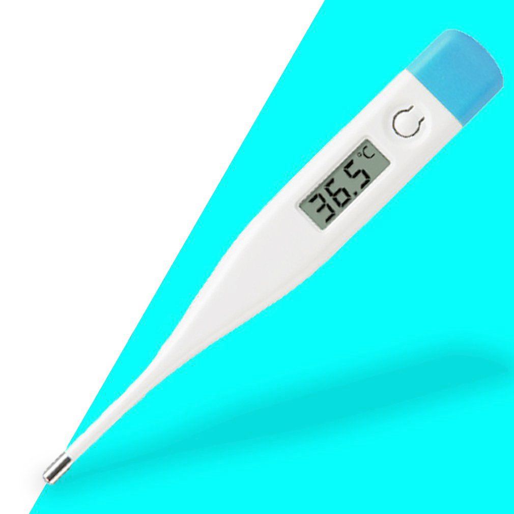 Mini Electronic Thermometer Baby Thermometer PP LCD Digital Display High-Precision Measurement Fever Safety Smart Heat Detector