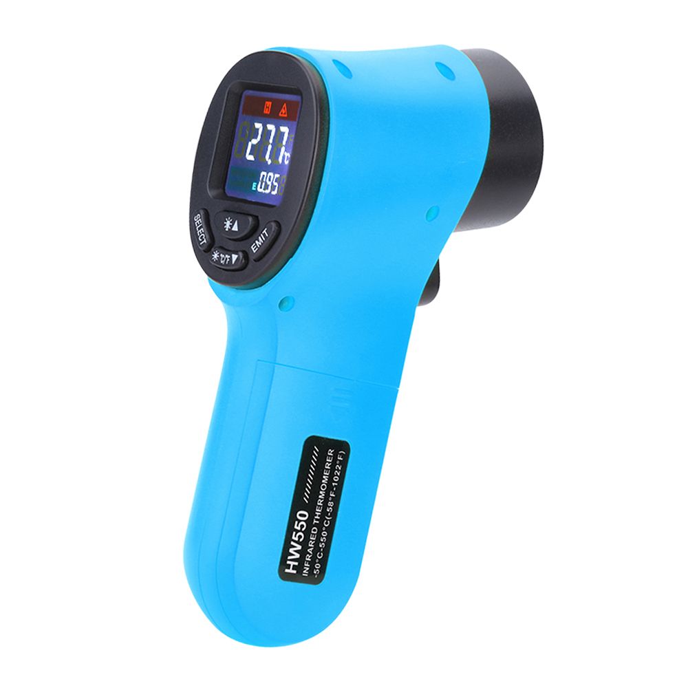 -50~550°C LCD Display Laser Temperature Meter Digital Infrared Thermometer IR Termometro Non Contact Pyrometer