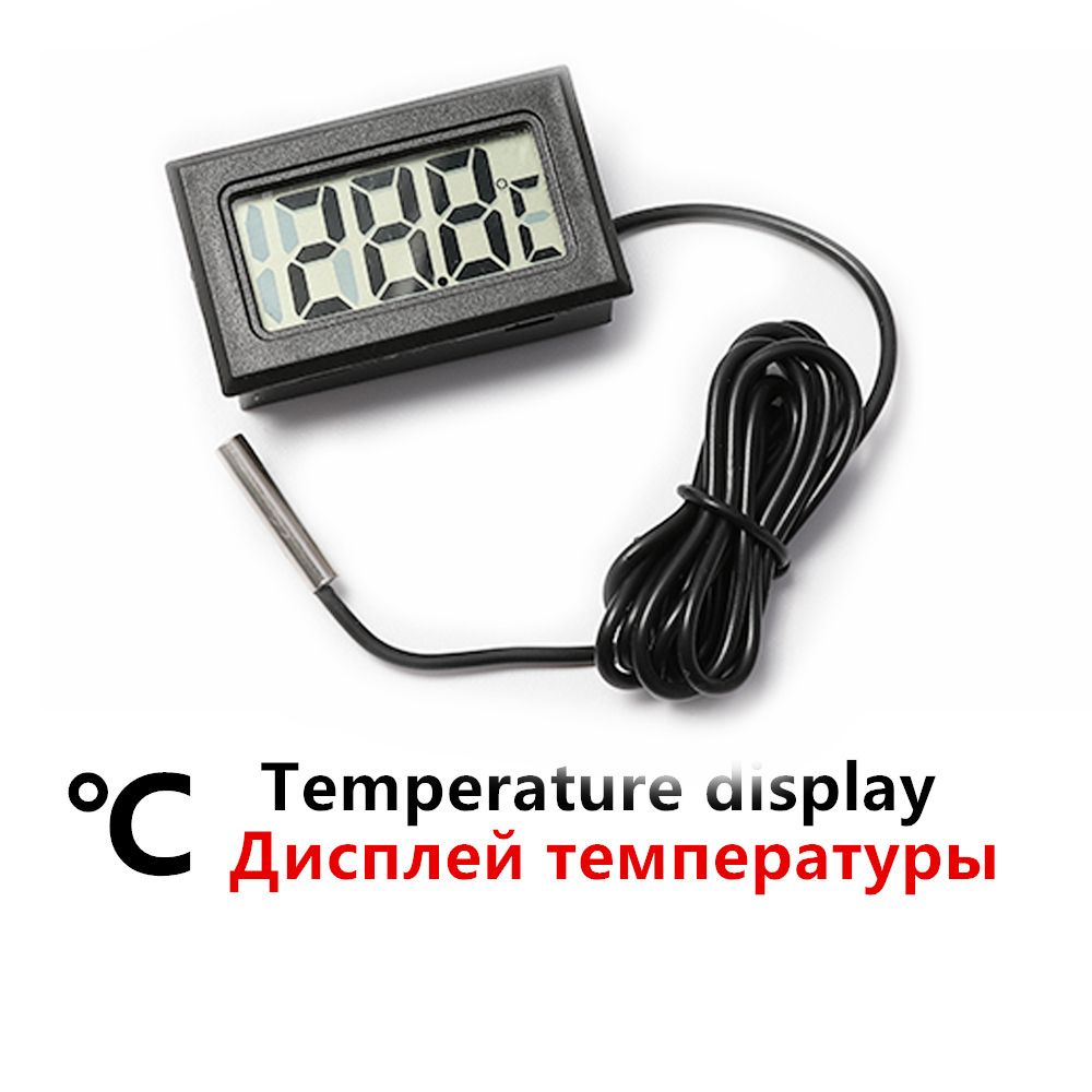 Mini LCD Digital Thermometer Hygrometer Thermostat Indoor Convenient Temperature Sensor Humidity Meter Gauge Instruments Probe