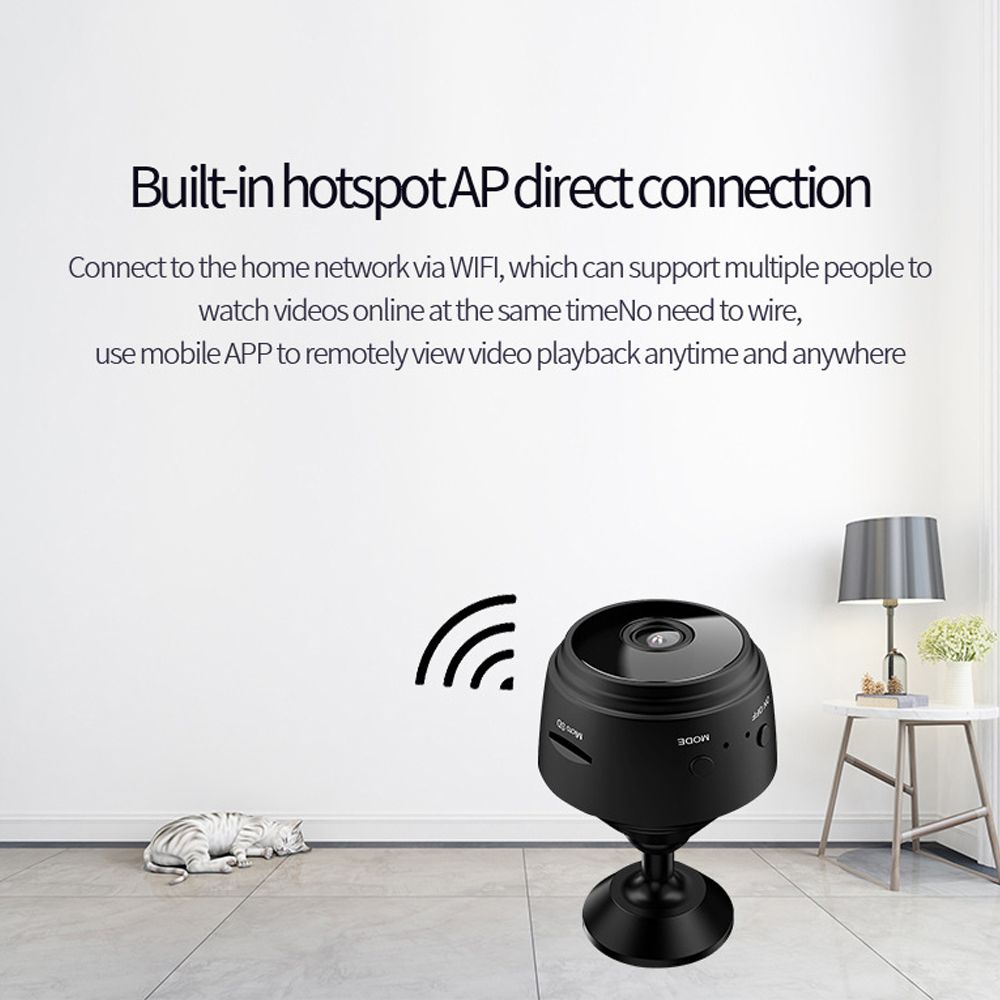 A9 Camera WIFI Remote Camera Wide-angle Home Security Night