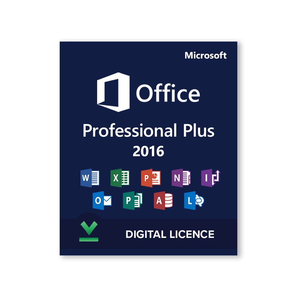 Office Professional Plus 2016 Lifetime License (1 User)