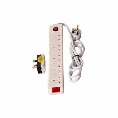 Power Surge Extension Box + Free Adapter