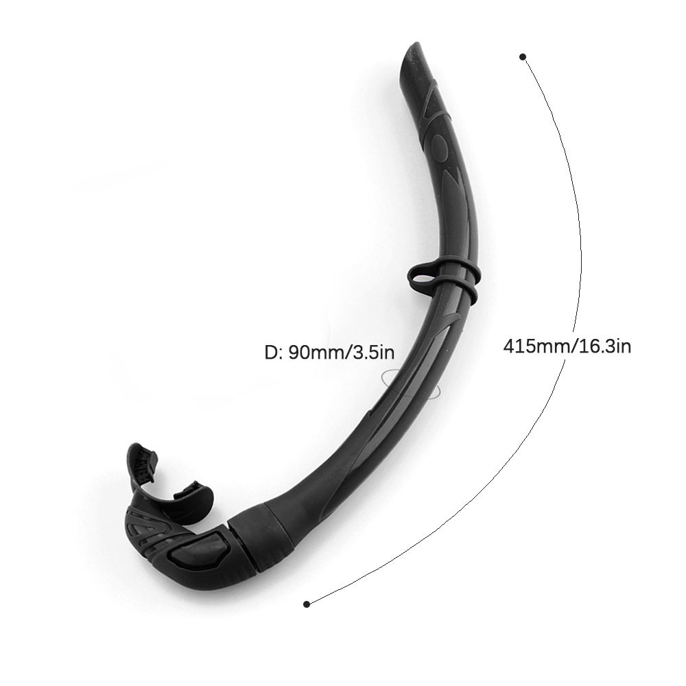 Silicone Foldable Snorkel With Compact Storage Case Women