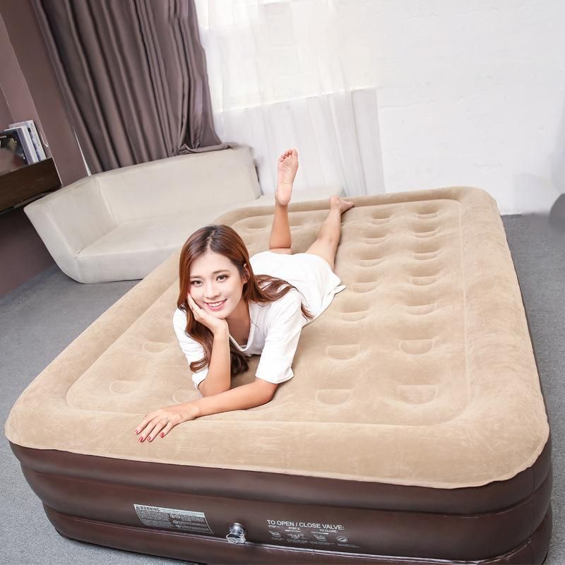 Inflatable Mattress for Home and Outdoor Use, Double Bed Air Cushion for Napping