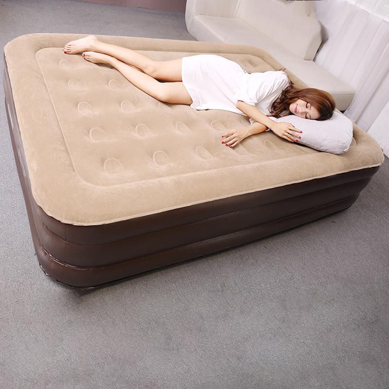 Inflatable Mattress for Home and Outdoor Use, Double Bed Air Cushion for Napping