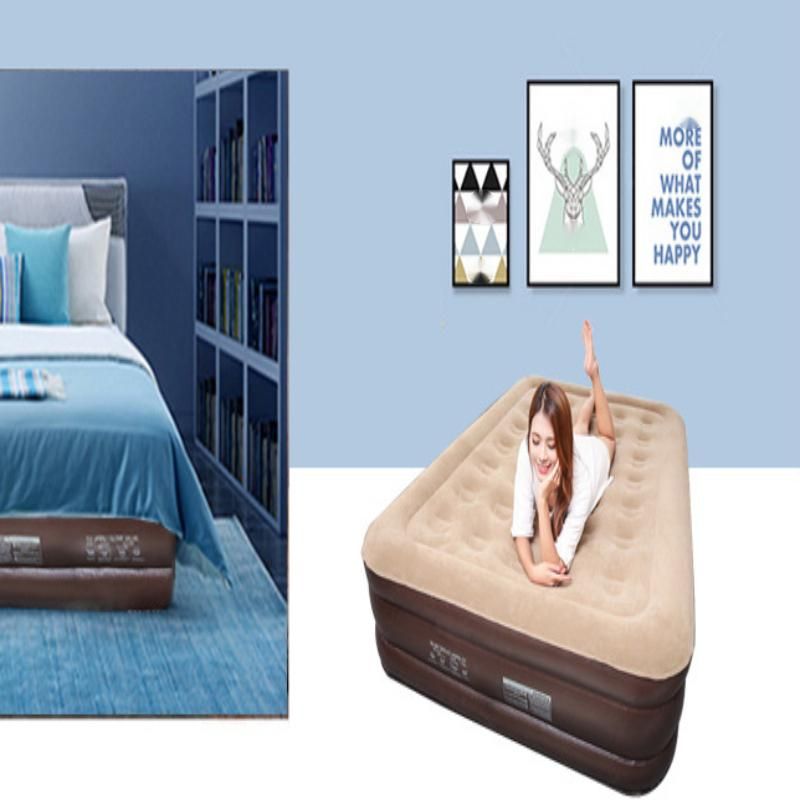 Inflatable Mattress for Home and Outdoor Use, Double Bed Air Cushion for Napping