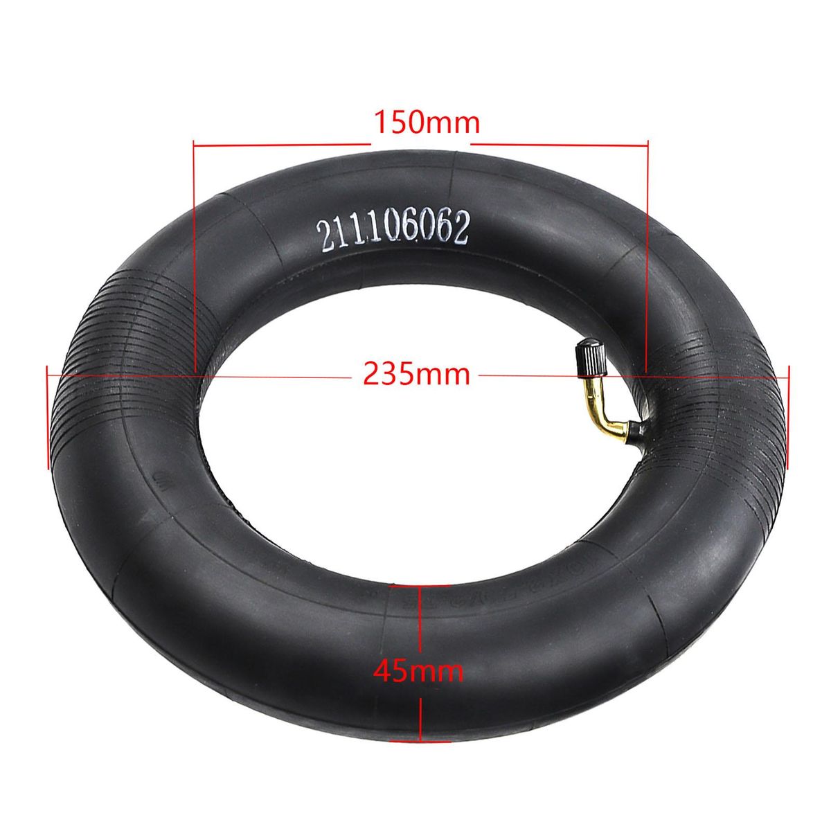 10x2.5/2.75 Inner Tube Tire 45° 10 Inch Electric Scooter Thicken Inner Tire Replacement