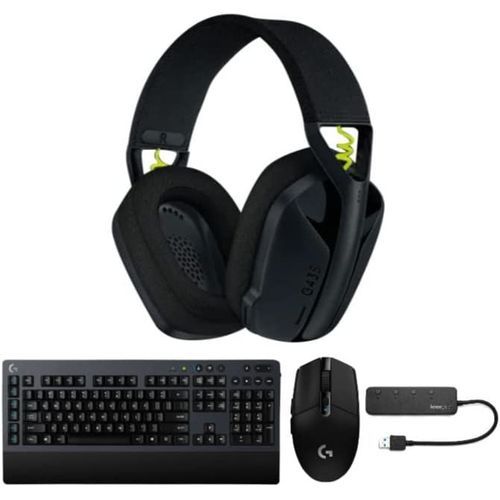 Logitech G Series G435 Wireless Gaming Headset Bundle With