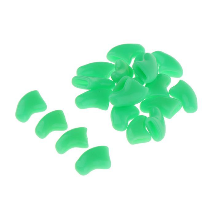 5pack Pet Cat Nail Caps Cats Paws Grooming Nail Claws Caps S Green