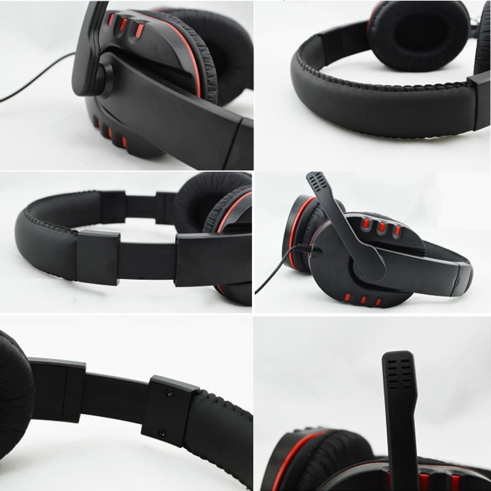 Wired Headphone 3.5mm Gaming Music Microphone For PS4 Play Station 4 Game PC Chat