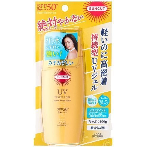 Kose Suncut Waterproof Perfect Uv Protect Gel Sunscreen Spf50+-100g