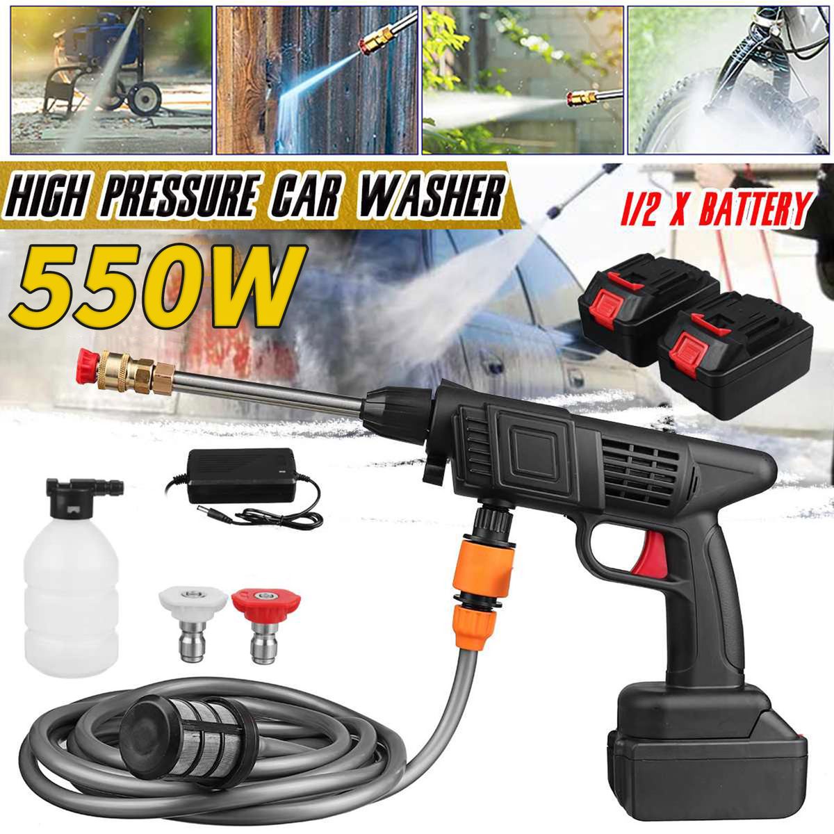 Cordless Pressure Washer, 150PSI Portable Pressure Cleaner