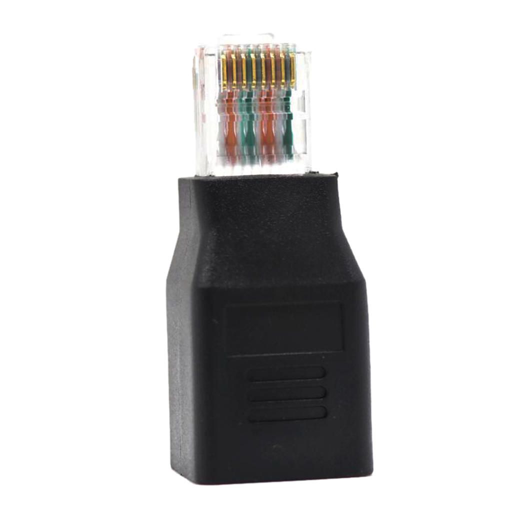 2x M/F Adapter Male To Female Cable Crossover Connector