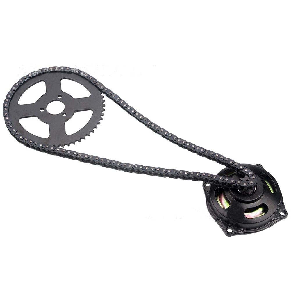 25H Chain 138 Links 68 Tooth Rear Sprocket 7 Teeth Clutch Gear Box / T8F 108Links 54T Sprocket 6T For Mini Moto Pocket Bike ATV Green