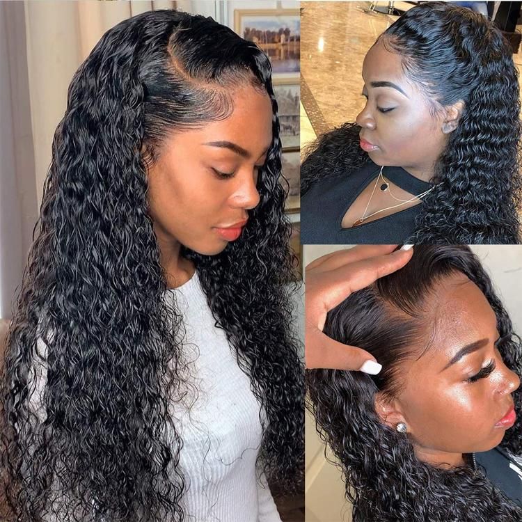 Hair Frontal Wigs, Glueless Wigs  Hair Water Wave Front Wigs