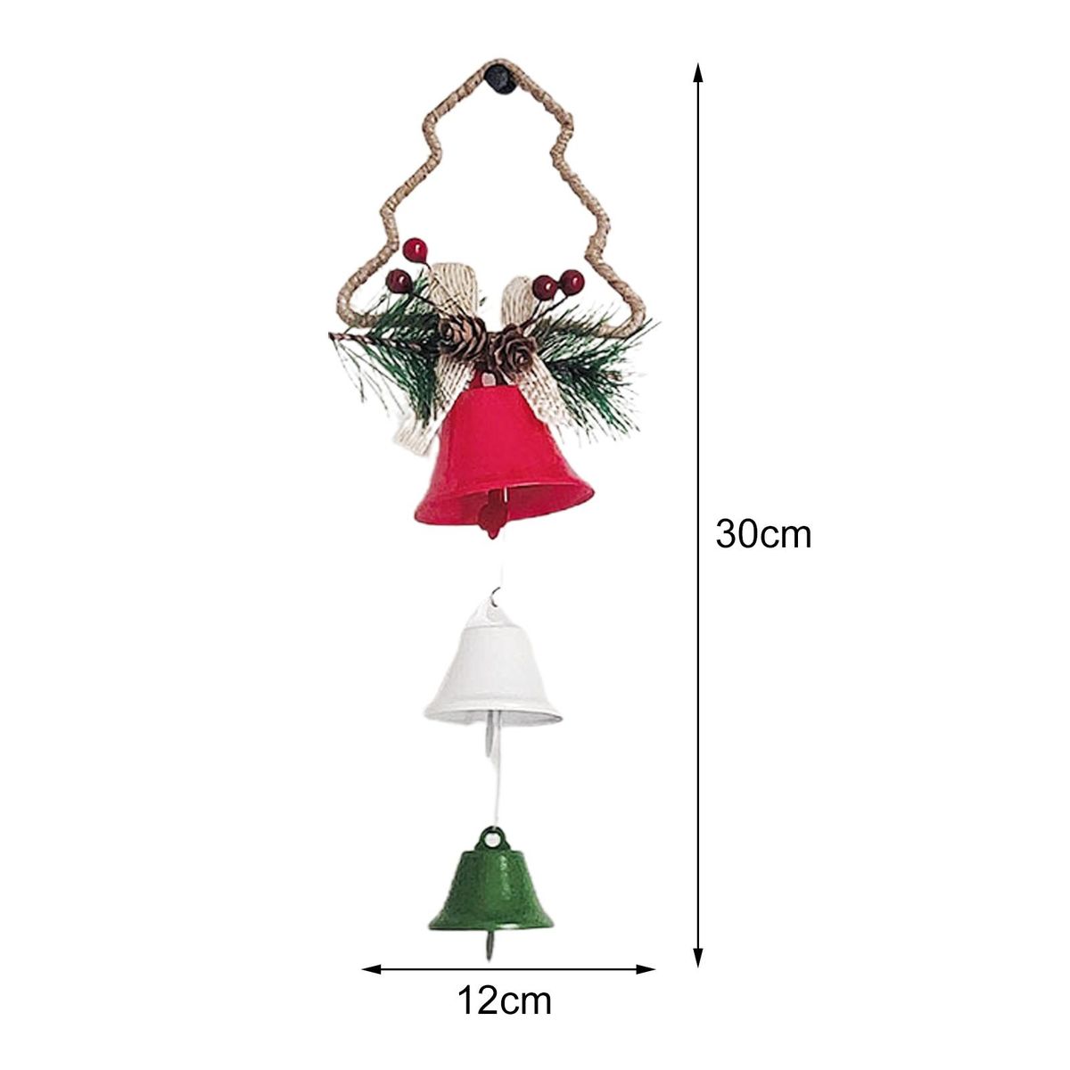 Christmas Bell High Durability Anti-deform Iron Xmas Tree-