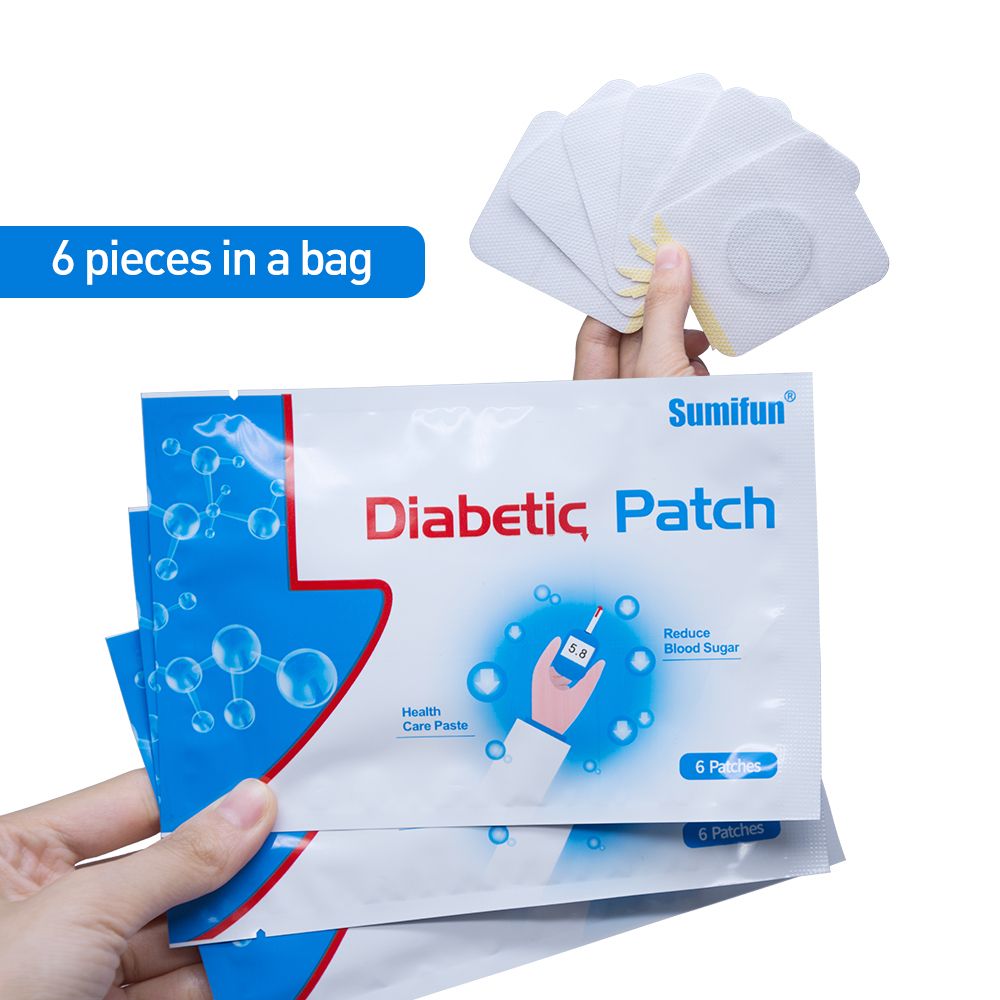 Medications High Diabetes Diabetes Patch Patch Blood Diabetic 72pcs/12Bags Sugar Plaster Natural D1277 Herbs Reduce