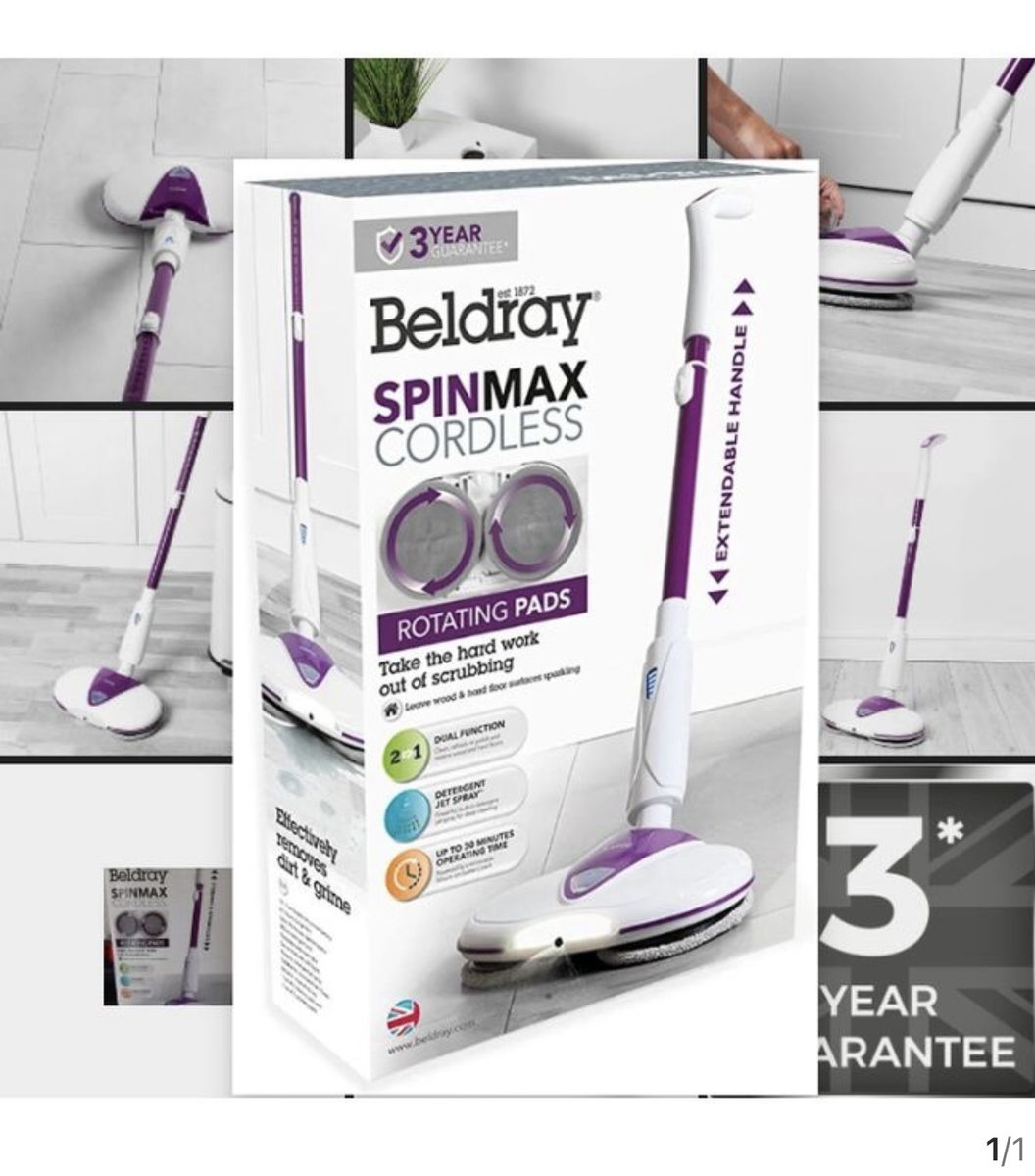 Spinmax Cordless Floor Cleaner With Blower