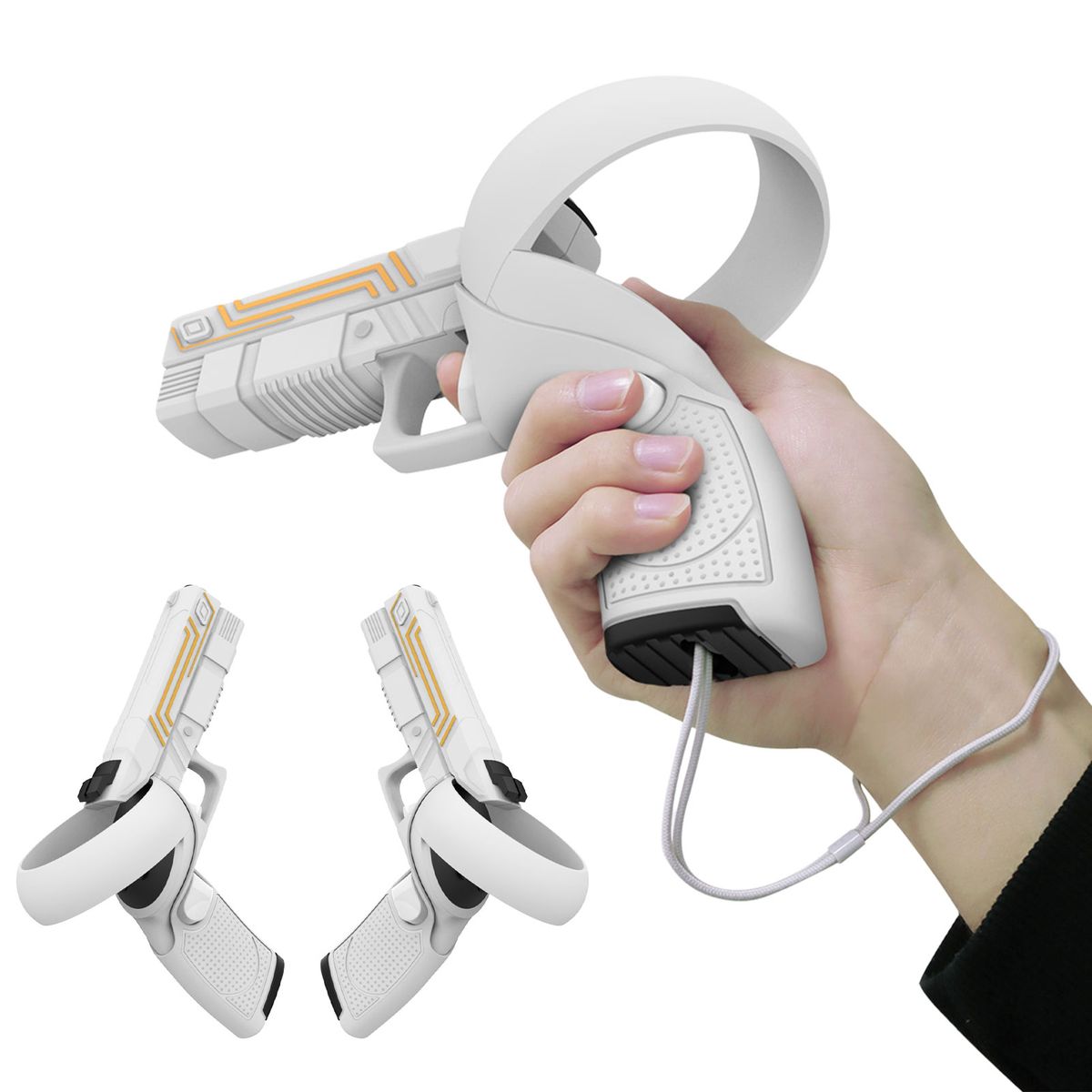 VR Shooter Games  For Oculus Quest 2 Gun Stock Controller Handle Grip For Quest 2 Case To Enhance FPS Gaming Experience