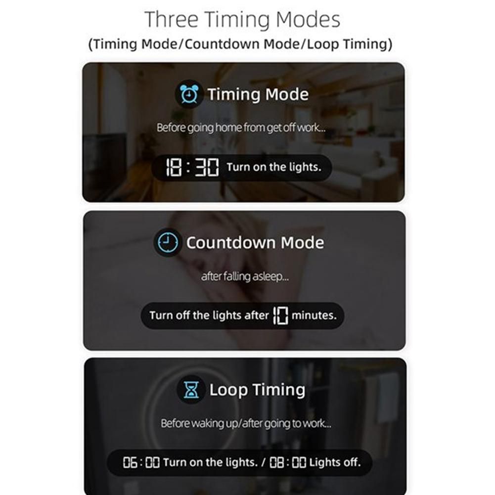 TUYA WIFI Smart Circuit Breaker 1P DIN Rail for Wireless Remote Control Switch White No Metering 10A